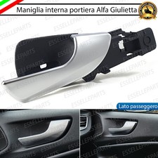 MANIGLIA INTERNA ANTERIORE LATO PASSEGGERO ALFA ROMEO GIULIETTA CROMATA SATINATA