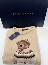 Polo Ralph Lauren Beige Polo Bear Sweater Women s Medium