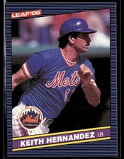 1986 Leaf #124 Keith Hernandez Baseball Card 0203W