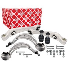 4x FEBI Querlenker Satz Traggelenk Vorne Unten für AUDI A4 B8 A5 Q5 ab 08.2011