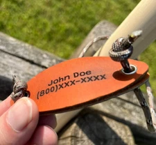 Personalized Leather Wrist Cradle Strap for Walking Stick Hiking Staff