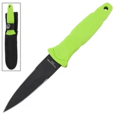 Military Tactical Double-Edge Zombie Steel Boot Knife - Devils Door Fixed Blade