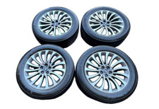 2020-2023 LINCOLN AVIATOR MACHINED BLACK WHEELS RIMS & TIRES SET 255/55 R20 OEM