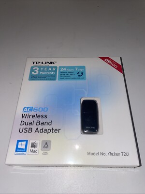TP-Link AC600 Wireless Dual Band USB Adapter. Archer T2U *VERSIEGELT