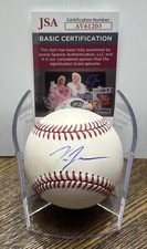 Ricky Tiedemann Signed Rawlings MLB Baseball JSA/COA Toronto Blue Jays
