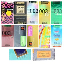 Okamoto ULTRA THIN Lubricant Condoms 003 PLATINUM REAL FIT SKINLESS Polyurethane