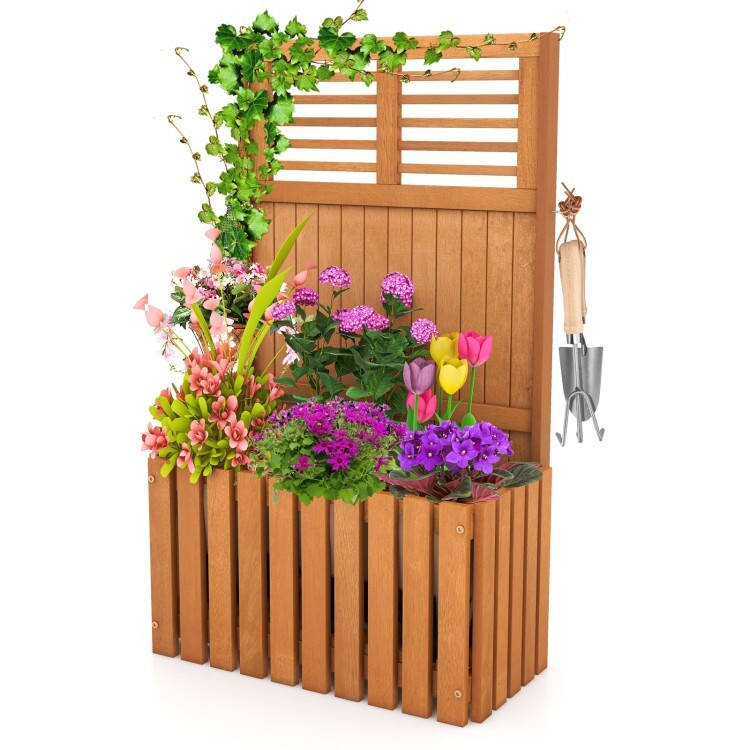 家具 landscape Outdoor Wooden Garden Planters Flower Plant Raised Garden
