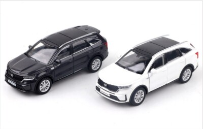 WELLY 1:38 Scale Diecast Model – Kia Sorento MQ4 Miniature Display Toy, Pull-Back Action