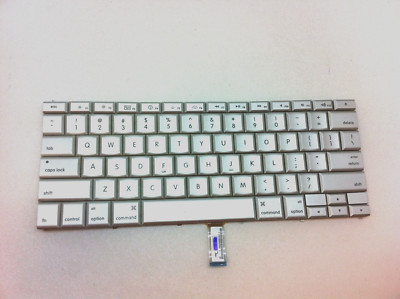 Apple MacBook Pro A1150 Genuine Silver Backlit US Keyboard - AEPW1PLU015 96