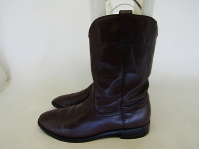 Red Wing Mens Sz B (Narrow Width) Brown Leather Roper 10