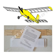 Mini Mambo Trainer 36" Wing RC Airplane Kit Laser Cut Wood Short Kit