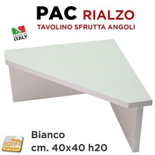 TAVOLINO SFRUTTA ANGOLO TOP CUCINA PAC MENSOLA PIANETTO PORTASPEZIE RIALZO 40x40