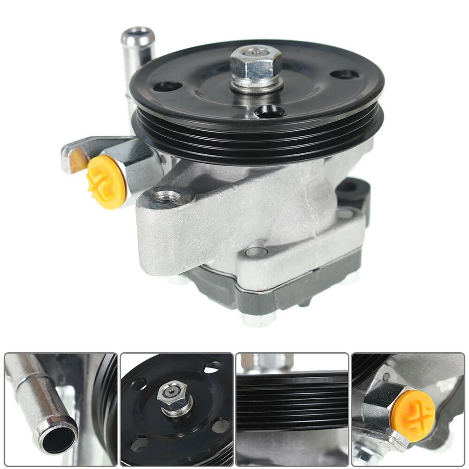 Labwork Power Steering Pump w/ Pulley for 2001-2005 Hyundai Elantra 571002D100 - Image 2 of 4