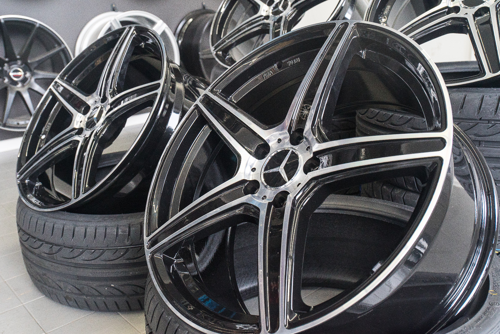 20"" AX7 aluminium rims for Mercedes CLS 500 W218 W219 GLC 43 AMG Coupe