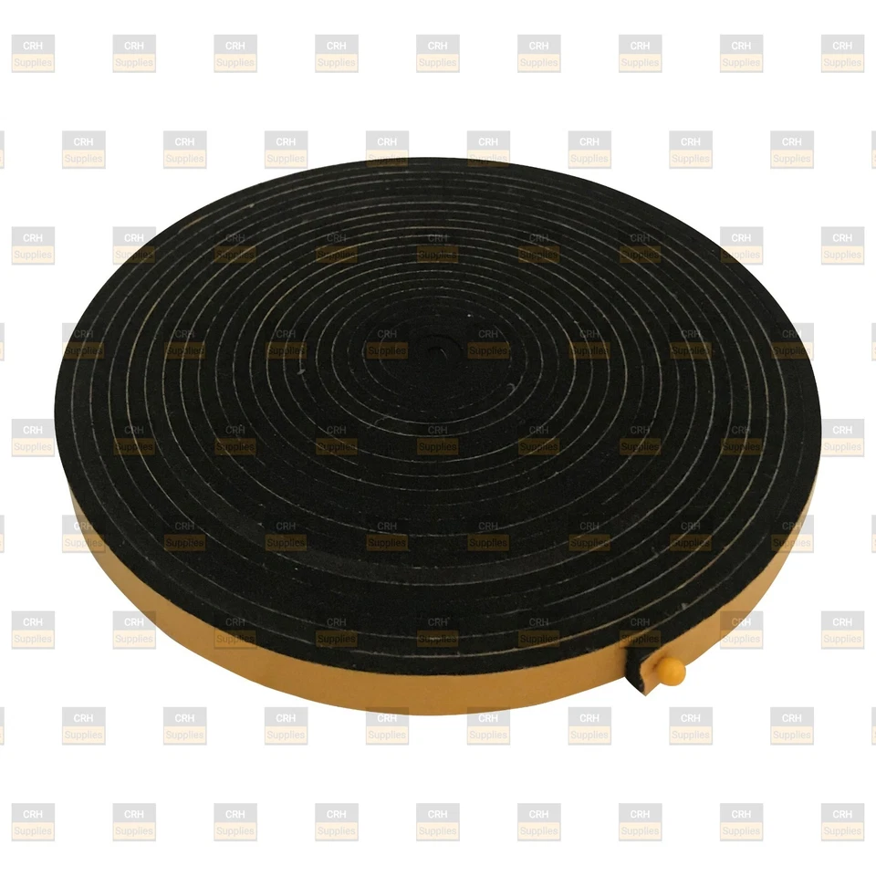 Neoprene Self Adhesive Backed Foam Sponge Strip Roll Sheet Tape Sticky Seal EPDM - Image 2 of 4