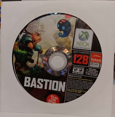 Xbox Magazine Demo Disc #128 - Bastion - Collectible Xbox 360 Disc