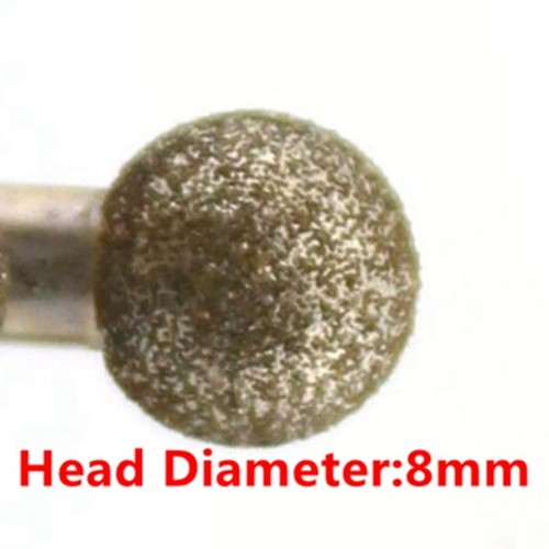 20 piezas brocas de molienda de diamantes de cabeza esférica de 0,5-8 mm herramientas lapidarias para piedra - Imagen 68 de 73