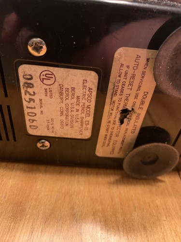 ✏️Vintage Berol Apsco ES-15 Desktop Electric Pencil Sharpener Tested & Working - Picture 4 of 6