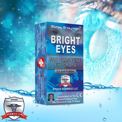 Ethos Bright Eyes for Cataract's NAC Augentropfen - 2 x 5 ml Flaschen (kostenloser Versand)