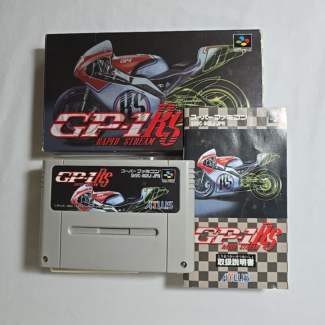 GP-1 RS RAPID STREAM Nintendo Super Famicom Complete In Box