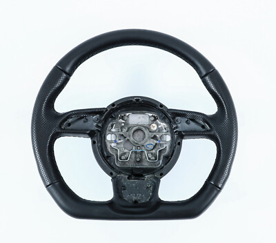 Steering wheel cover with leather for Audi A4 8K B8 year 2012-2017 tuning new leather