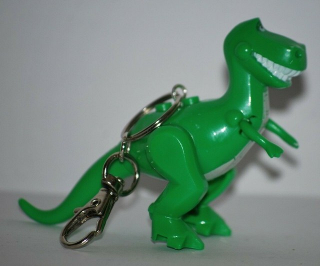 Rex Dinosaur Keychain see size with a minifigure Woody Toy Story eBay