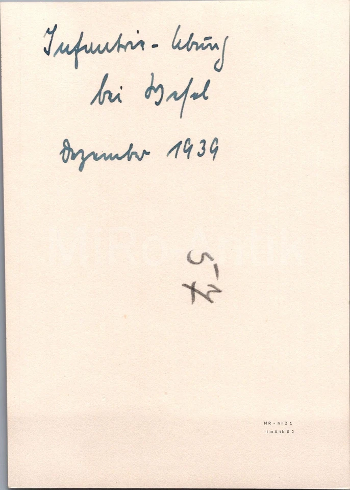 2 x foto, ejercicio de infantería en diciembre de 1939, XT55129 - Imagen 3 de 4