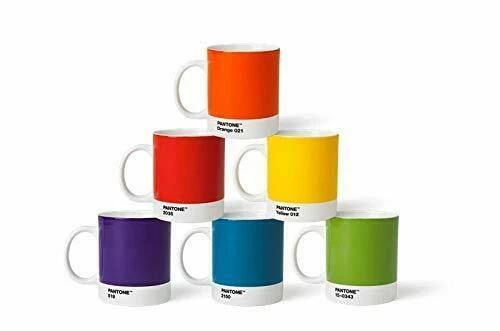PANTONE LIFESTYLE Colour Mugs Designer Coffee & Tea China Porcelain -NEW COLOURS
