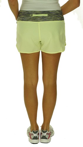 Pantalones Cortos de Velocidad Tejidos Ideology para Mujer Talla XL Color Rocío Miel - Imagen 2 de 2