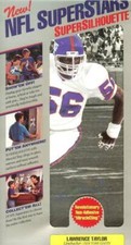 1992 nfl superstars fat head super silhouette Lawrence Taylor new york giants
