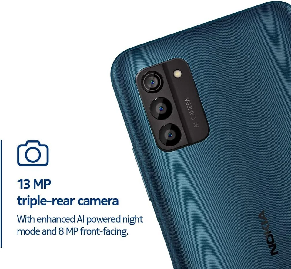 (Boost Mobile) Nokia G100 TA-1430 32GB Nordic Blue 6.52'' - OPEN BOX - Image 2 of 3