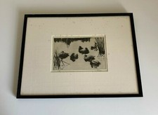 Richard E Bishop SIESTA Original Signed Drypoint Etching 1928