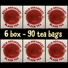 Dunkin Donuts Pyramid Sachet Tea Bold Breakfast 6 BOX Total 90 Tea Bags