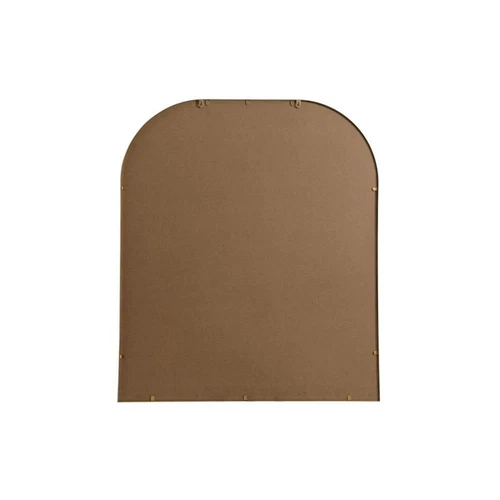 Elegant Decor Blaire 36x42" Arch Modern MDF Wood/Iron Mirror in Brass - Picture 4 of 9
