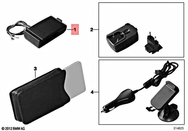 Genuine BMW M M3 Holder Navigation Portable Hd Traffic Tomtom 1015 