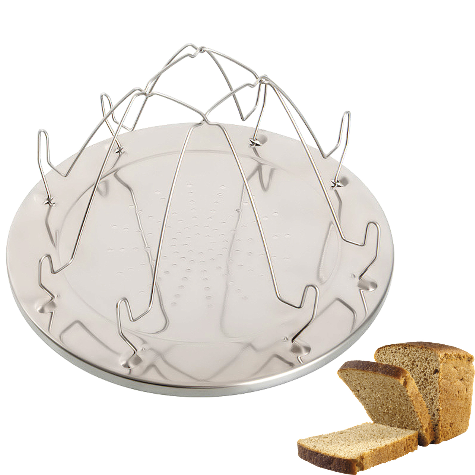 4 Slice Camping Bread Toast Tray Gas Stoves Cooker BBQ Camping Toaster Rack