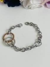 Bracciale Donna EXGOX In Argento 925 – Infinito Con Cuore, Regolabile, Gioiello Regalo