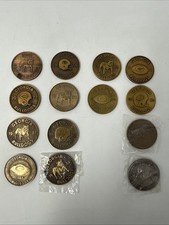 UGA University Of Georgia Bulldogs Football Schedule Coin Token Medallion Lot 14
