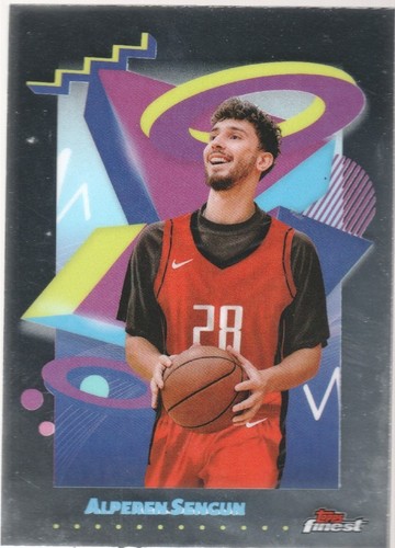 Alperen Sengun 2023-24 Topps Finest Flashback Auto /25 On Card SP
