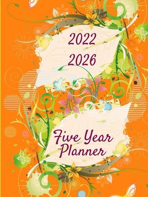 2022 2026 Five Year Planner 60 Month Large Desktop Calendar Agenda To Track, ...