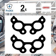 2x ORIGINAL® Corteco 460005H Dichtung, Abgaskrümmer für Nissan MICRA II