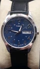 Timex Indiglo Day & Date Quartz Watch T2M933 New Leather Band New Battery