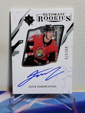 2017-18 Upper Deck ULTIMATE COLLECTION ALEX FORMENTON #72 ROOKIE AUTO SP 012/399