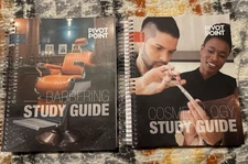 PIVOT POINT Fundamentals Barbering & Cosmetology Study Guides LOT 2 BOOKS