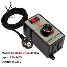 220V Stepless Speed Switch Angle Grinder Speed Controller Polisher Fan
