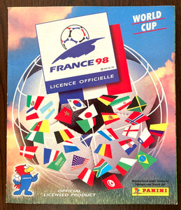 FRANCE 98 WORLD CUP PANINI STICKERS ALBUM COMPLETE SET