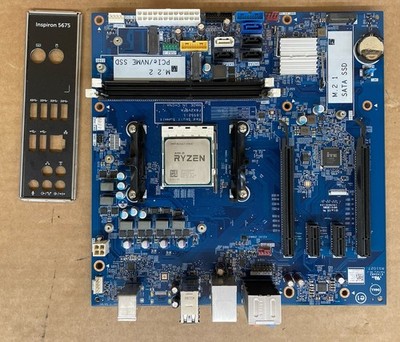 Dell Inspiron 5675 Desktop Motherboard 07PR60 Combo processor AMD Ryzen 7 1700x