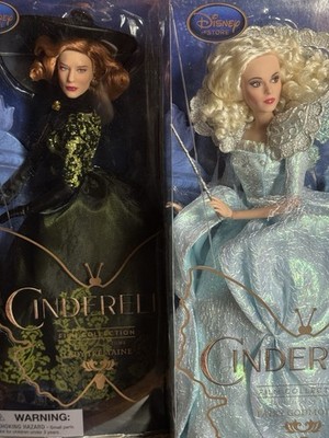 Disney Cinderella Fairy Godmother & Lady Tremaine Dolls, 2015 Film