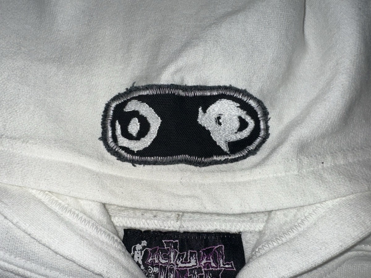 Authentic Ken Carson Actual Hate White Teen X Zip Up Hoodie Size