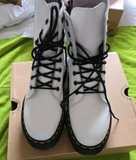 Dr Marten Jadon 8 Eye Boot White